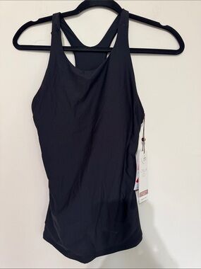 Women’s Black Racerback Swim Tank Top